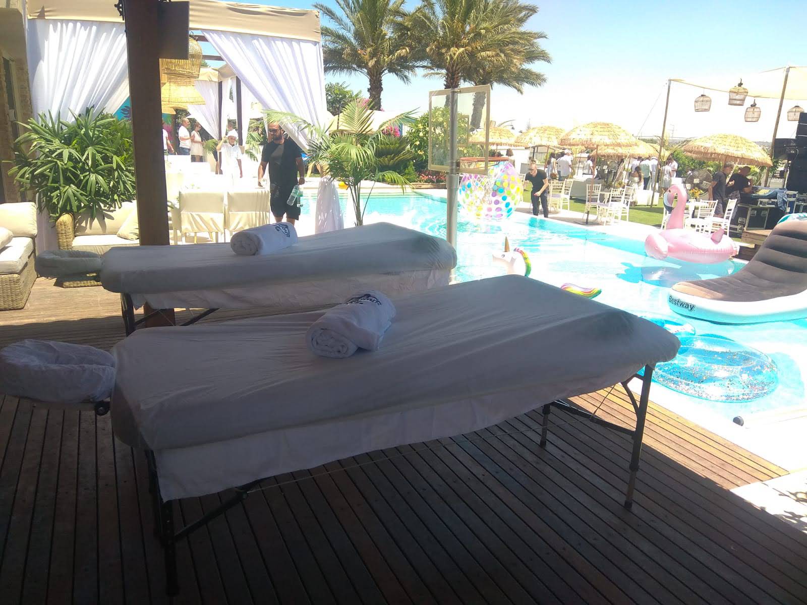 אזור טיפולים מעוצב