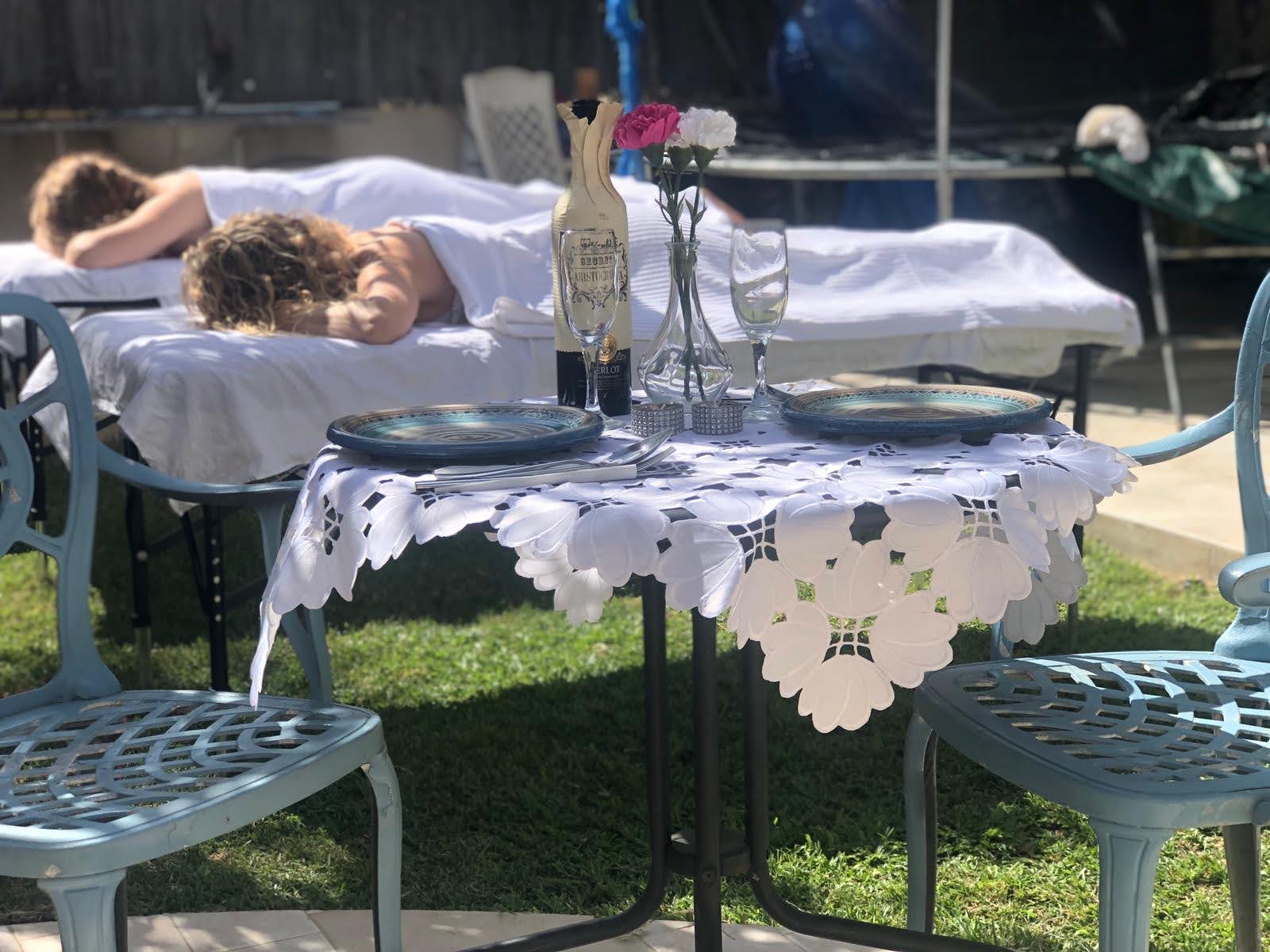 אזור טיפולים מרווח באירוע